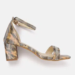 ELLE Printed Party Block Heel image 5