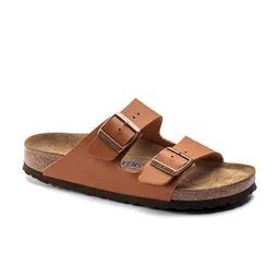 Birkenstock Unisex Arizona Soft Footbed Brown Regular Slides-picture-49