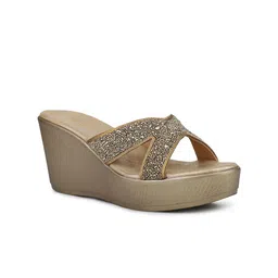 Inc 5 Embellished Open Toe Wedge Heels image 5