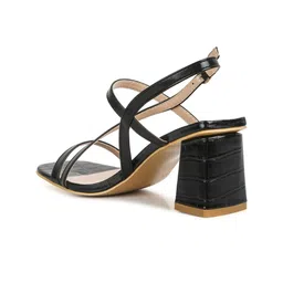 London Rag Open Toe Block Heels image 5