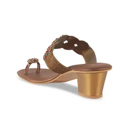 WALKWAY by Metro One Toe Embellished Block Heels image 4