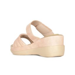 bata comfit Bata Cane Textured Open Toe Wedges image 2