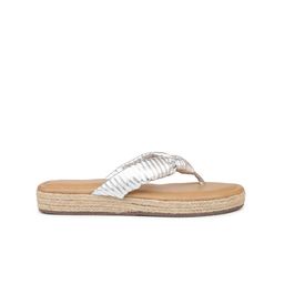 Inc 5 Textured Open Toe Synthetic Flats image 5