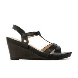 Bata Open Toe Wedge Heels image 3