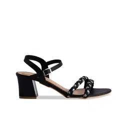 ERIDANI Textured Block Heels image 4