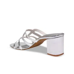 Try Me Strappy Open Toe Block Heel Mules image 5