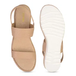 Bata Textured Open Toe Wedge image 4