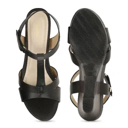Bata Open Toe Wedge Heels image 4