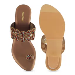 WALKWAY by Metro One Toe Embellished Block Heels image 2