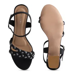 ERIDANI Textured Block Heels image 2