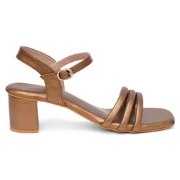 HEELSNFEELS Strappy Open Toe Block Heels image 4