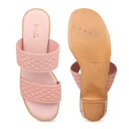Inc 5 Textured Open Toe Block Heels image 4