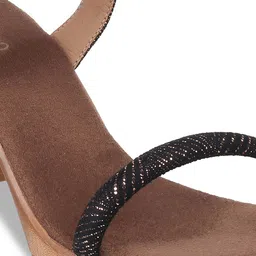 Metro Open Toe Ankle Loop Block Heels image 2