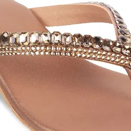 Metro Open Toe Embellished Block Heels image 2