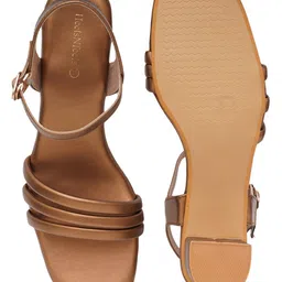 HEELSNFEELS Strappy Open Toe Block Heels image 5