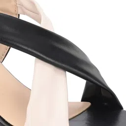 KARADDI Open Toe Block Heels With Buckles image 5
