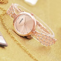 Sandy D Carter Women Dial & Bracelet Style Straps Analogue Watch Sandy D Carter-121-RG-image-65