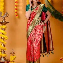 AVANTIKA FASHION Woven Design Zari Banarasi Saree-picture-30