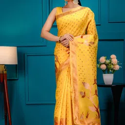 MIMOSA Woven Design Zari Banarasi Saree-picture-36