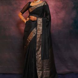 ZILVIRA Zari  Banarasi Saree-image-41