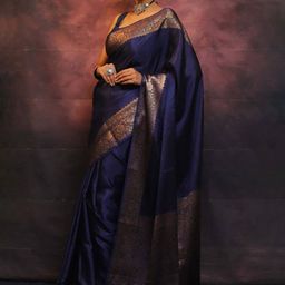 ZILVIRA Zari Banarasi Saree-image-64
