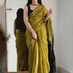 BerMondsey Woven Design Zari Banarasi Saree-image-81