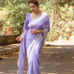 KALINI Ethnic Motifs Woven Design Zari Cotton Silk Saree-image-75