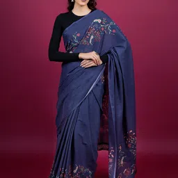 BUTA BUTI Floral Printed Pure Cotton Saree-picture-14