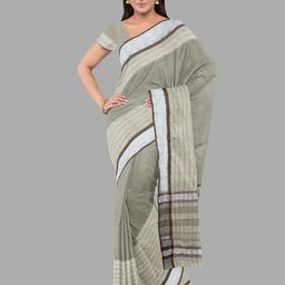 The Chennai Silks Striped Zari Pure Cotton Kovai Saree-picture-10