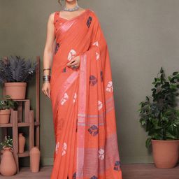 KALINI Tie and Dye Zari Saree-picture-6