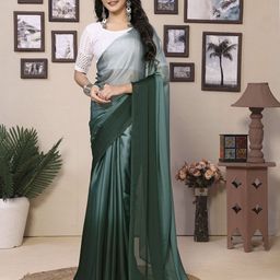 Mitera Ombre Dyed Satin Ready to Wear Saree-image-95