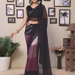 Mitera Colourblocked Ready to Wear Saree-image-10