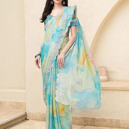 Mitera Tie and Dye Beads and Stones Ready to Wear Saree-picture-24
