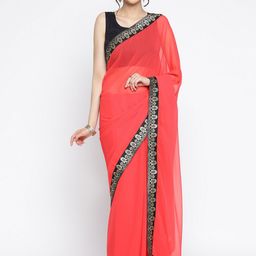 Ambuja International Zari Pure Georgette Saree-image-22