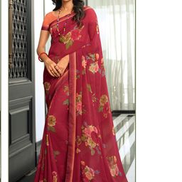 VAIRAGEE Floral Printed Saree-image-74