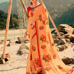 VAIRAGEE Floral Printed Saree-picture-1