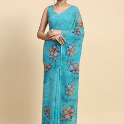 RACHNA Floral Printed Saree-image-7