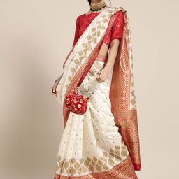 Anouk Ethnic Motifs Zari Patola Saree-image-20