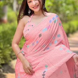 Mitera Sequinned Satin Saree-picture-30