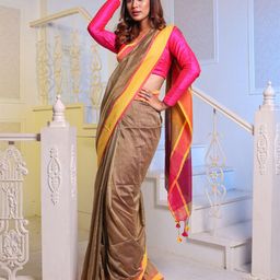 Charukriti Pure Cotton Saree-image-80