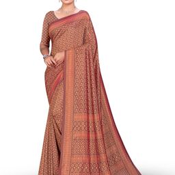 VIMLA Geometric Printed Kaanchi Silk Saree-image-50