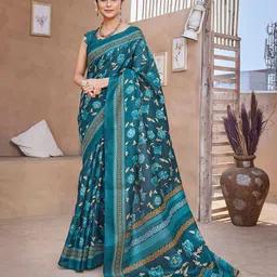 KALINI Floral Printed Saree-51