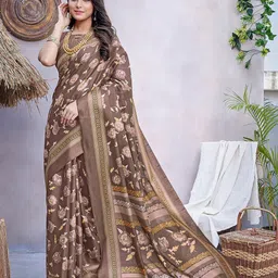 KALINI Floral Printed Mysore Silk Saree-picture-37