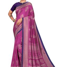 VIMLA Ethnic Motifs Printed Art Silk Mysore Silk Saree-image-51