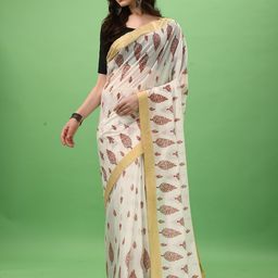 THE52 Ethnic Motifs Zari woven Saree-image-30