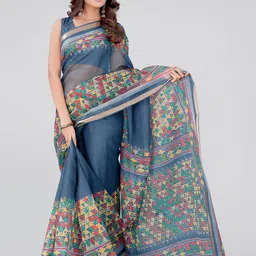 MIRCHI FASHION Geometric Printed  Zari Saree-picture-51