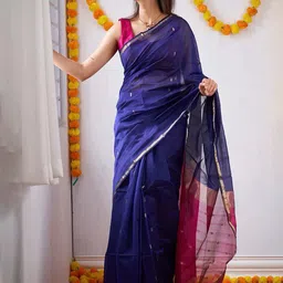 KALINI Silk Blend Kanjeevaram Saree-50