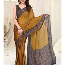 MIRCHI FASHION Ethnic Motifs Printed Border Saree-image-59