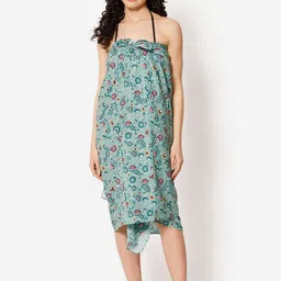 Beau Design Floral Printed Swimwear Cover-Up Sarong-picture-46