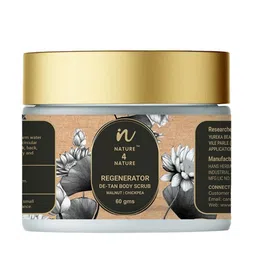 NATURE4NATURE Regenerator De Tan Body Scrub With Walnut & Chickpea - 60g-33
